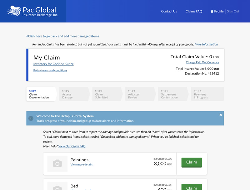 Pacglobal Estimating Process